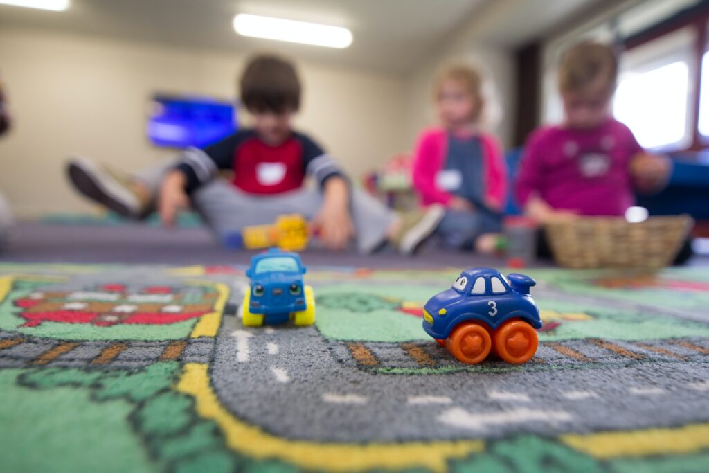 Children Playing on Mat