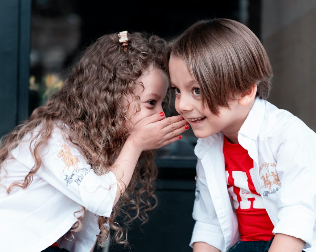 Children Talking to Each Other